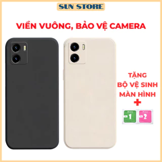 Ốp lưng Vivo Y15s, Y15a, Y01 cạnh vuông, viền vuông, dẻo mềm mịn