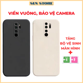 Ốp lưng Xiaomi Redmi Note 8 Pro, Redmi 9, Redmi 8 cạnh vuông, viền vuông, dẻo mềm mịn