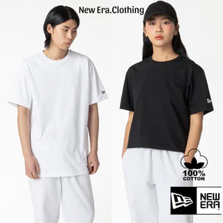 Áo thun New.Era Basic đơn giản trơn, áo thun Unisex Cotton 4 chiều oversize form rộng NE22