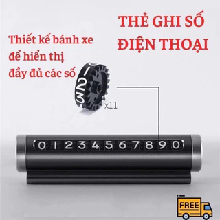 Bảng ghi số điện thoại trên xe ô tô xoay được bánh số | Đại Việt Auto
