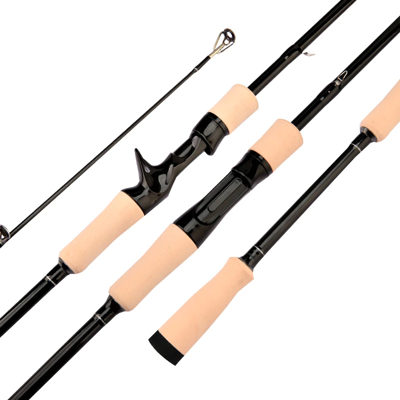 Cần Câu Máy Lure Hắc Ám - Độ Cứng M - Dài 1m65 | 1m8 | 2m1 - Bền, Nhạy, Chính Xác