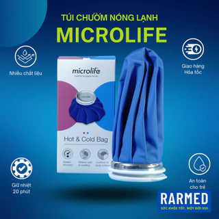 Túi chườm nóng lạnh Microlife xanh hạ sốt, giảm đau, tan máu bầm