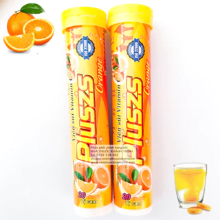 (tuýp 20 viên) Viên Sủi Vitamin C Pluszs vị cam (Típ 20 Viên)