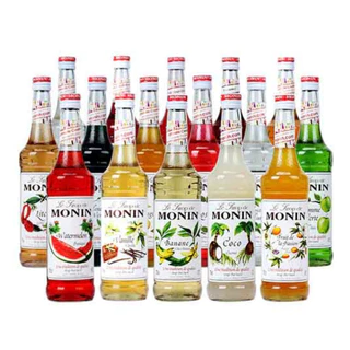 (100g lọ nhựa test vị)Siro Monin (Syrup Monin/)chai chiết 100g dùng để thử vị ,làm món mới