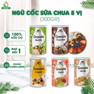 Ngũ Cốc Ăn Kiêng Giảm Cân Ăn Sáng Vị Hoa Quả Trái Cây Mix Sữa Chua Sấy Khô Siêu Ngon (300G)