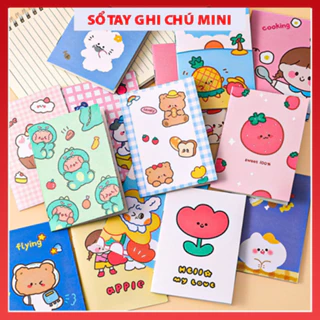 Sổ Tay Đẹp Ghi Chú Mini Nhỏ Gọn Bỏ Túi Nhiều Hình Dễ Thương Và Cute.