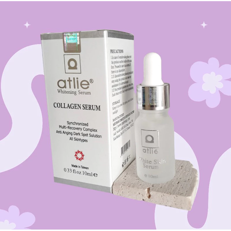 Tinh Chất Serum Atlie Dưỡng Trắng, Mờ Thâm, Căng Bóng Da 10ml