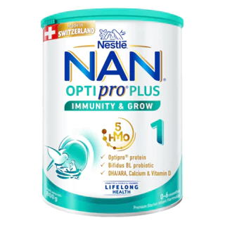 Sữa Nan Optipro Plus Nestlé Việt Nam số 1, mẫu mới , 800 g, số 1 và số 2, sữa công thức cho bé, sữa bột cho bé