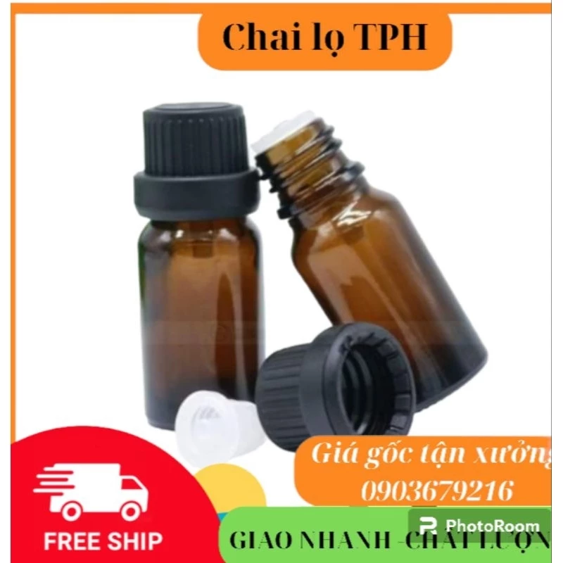 Lọ Đựng Tinh Dầu Lọ Thủy Tinh Nắp Vặn Nhỏ Giọt 5ML/10ML/15ml/100mlDùng Chiết Tinh Dầu, Serum, Mỹ Phẩm Du Lịch Tiện Lợi