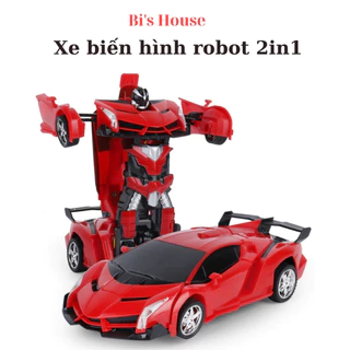 Đồ chơi xe ô tô biến hình robot 2in1