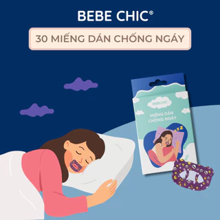 Hộp 30 Miếng Dán Chống Ngáy Ngủ BEBECHIC