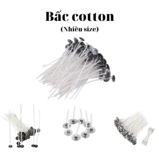 Tim Bấc Cotton Gắn Đế Sẵn - Set 6 cái