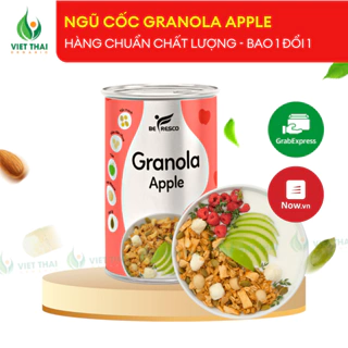 Ngũ Cốc Granola Vị Táo Hoa Quả Trái Cây Mix Sữa Chua Sấy Khô Ăn Kiêng Giảm Cân Ăn Sáng Dinh Dưỡng Befresco (300G)
