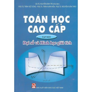 Sách - Toán Học Cao Cấp Tập Một - Đại Số Và Hình Học Giải Tích