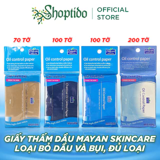 Giấy Thấm Dầu Mayan skincare loại bỏ dầu và bụi, đủ loại NPP Shoptido