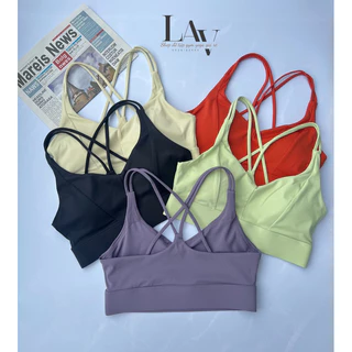 Áo Bra Thể Thao Tập Gym, Yoga Chất Lulu Thun Lạnh - LAV Activewear