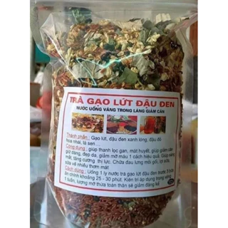 Trà gạo lứt đỗ đen hoa nhài hộp 500g