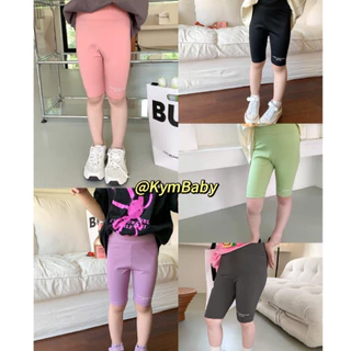 Quần legging lửng chất thun lạnh cho bé Q113 [FORM NHỎ HƠN 1 SIZE]