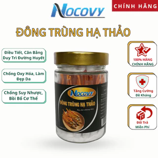 Đông Trùng Hạ Thảo Khô Nguyên Con Nhộng Tằm NOCOVY Sấy Thăng Hoa Chứa Dược Chất Quý Quý Hiếm Giúp Phục Hồi Sức Khỏe