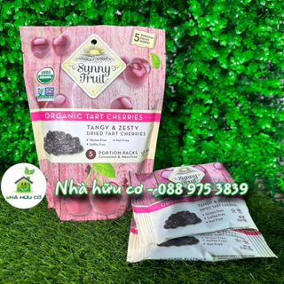 CHERRY KHÔ hữu cơ SUNNY FRUIT 100g - Date: 1/2025 - Nhà hữu cơ