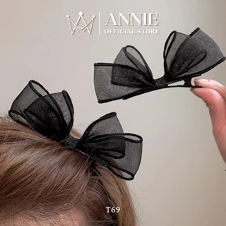 Kẹp tóc, kẹp mái hình nơ nhỏ phụ kiện tóc nữ tính Annie T69