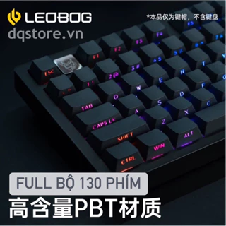 [FREESHIP + Voucher Extra] Keycap LEOBOG A25 Xuyên Led (130 Nút/ Cherry Profile/ PBT Double-Shot)