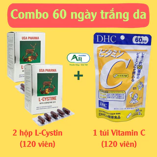 Combo 60 ngày trắng da với L-Cystine và Vitamin C