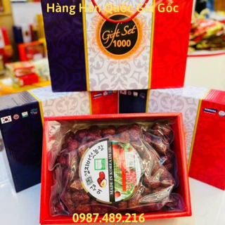 TÁO ĐỎ THƯỢNG HẠNG SẤY KHÔ HÀN QUỐC, HỘP 1KG