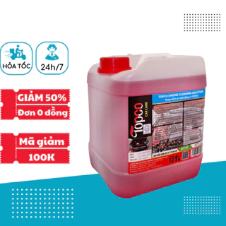 Dung Dịch vệ sinh khoang máy ô tô tẩy rửa dầu mỡ ô tô Topco dung dịch an toàn vệ sinh chi tiết khoang máy xe chai 1L