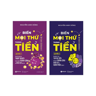 Sách - Combo Biến Mọi Thứ Thành Tiền - Make Money - Quyển 1 + 2 (Bộ 2 Cuốn) - SB