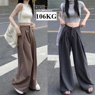 Quần Ống Siêu Rộng, Ly Chéo Ulzzang, Có Bigsize 105kg, Vải tuyết mưa cao cấp, Chun Sau Lưng, sang chảnh kiêu sa