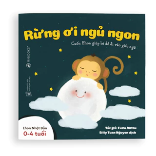 Sách Ehon - Rừng ơi ngủ ngon - dành cho trẻ từ 0-4 tuổi