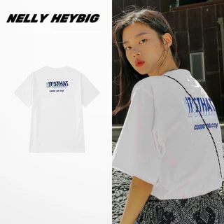 [Sẵn] Áo thun tay ngắn 4610 Nelly Heybig form rộng dành cho nam và nữ coy