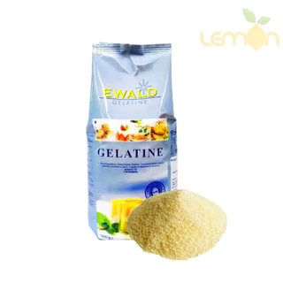 [100g-500g] Bột gelatine Ewald hàng Đức làm panna cotta, tàu phớ, chè khúc bạch (Date xa)