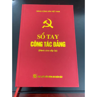 sổ tay dành cho cấp uỷ bìa cứng