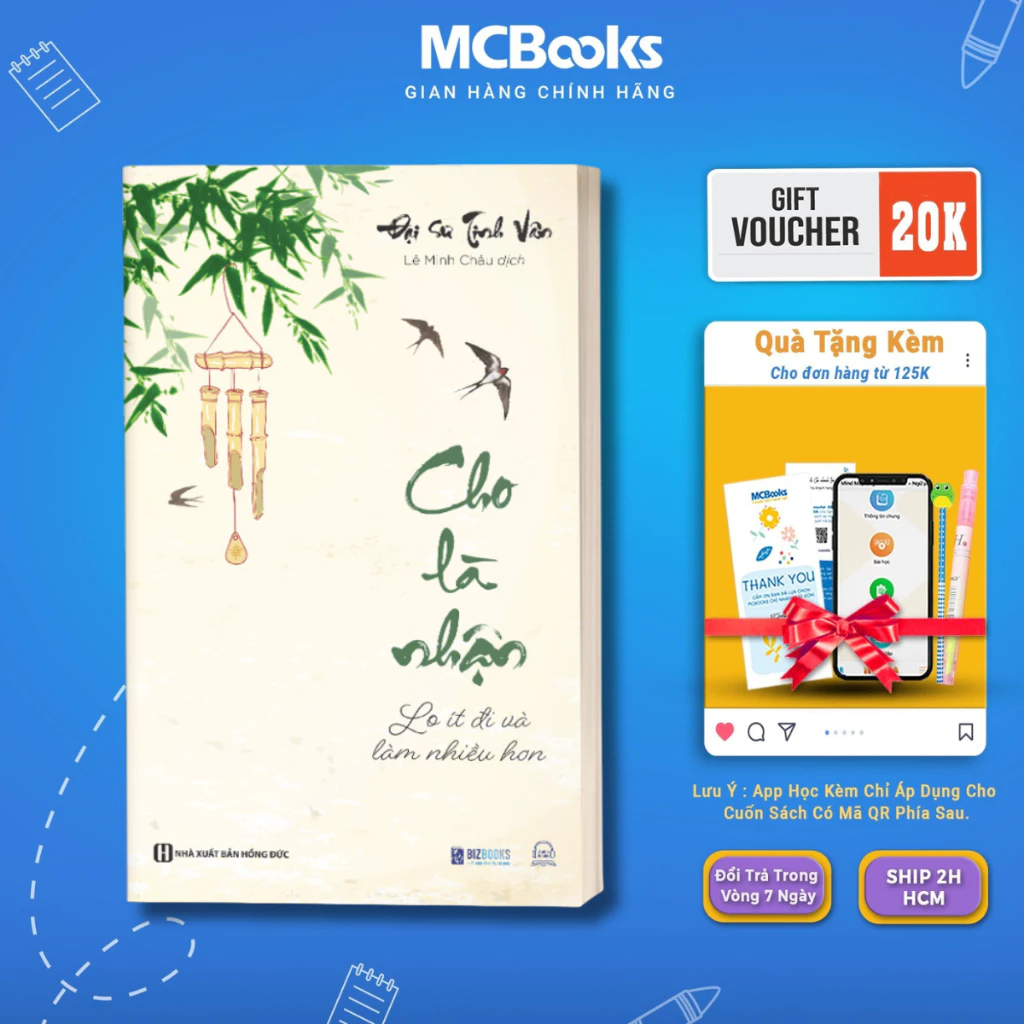 Sách - Cho Là Nhận: Lo Ít Đi Và Làm Nhiều Hơn - MCBooks