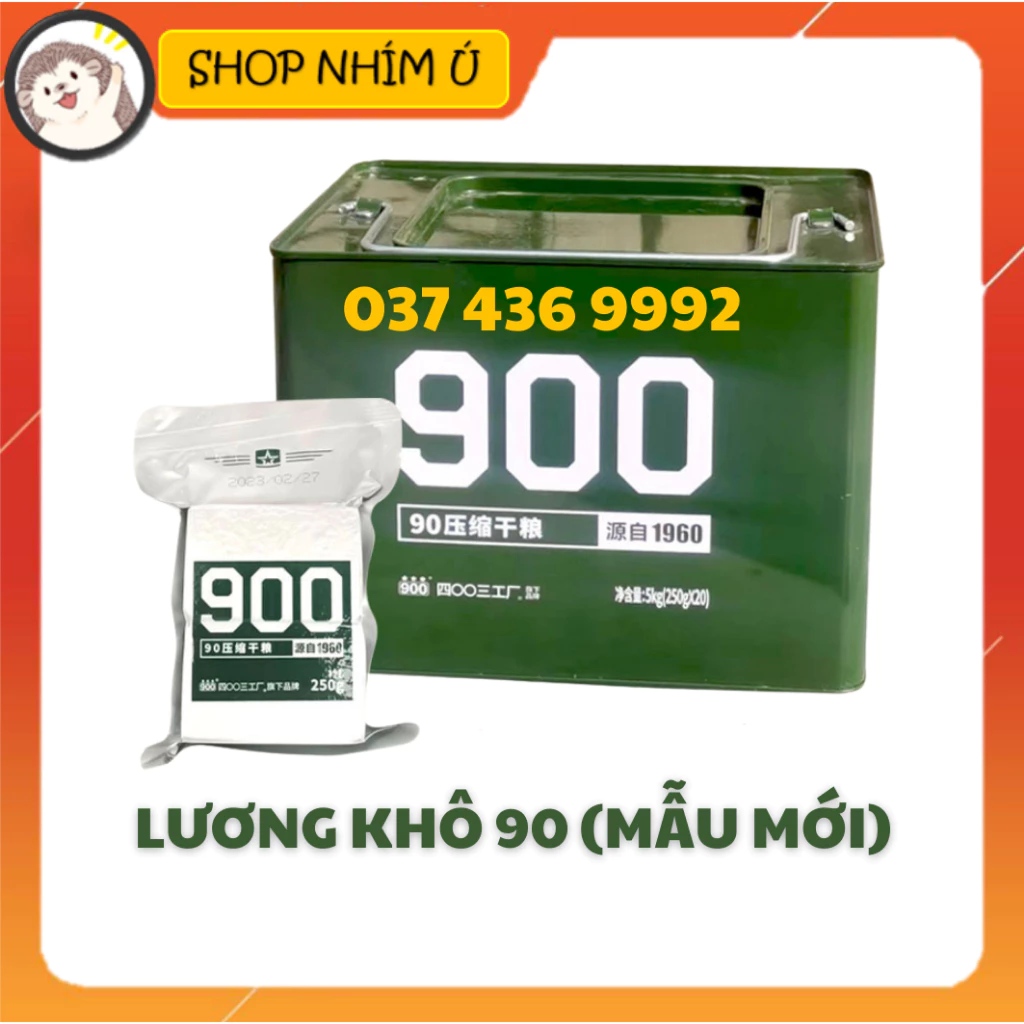 [MẪU MỚI] THÙNG 5KG LƯƠNG KHÔ QUÂN ĐỘI TQ 90 ( Vị ngọt vừa)