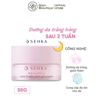 Kem dưỡng sáng da và mờ thâm sạm ban đêm Senka 50g Glam Beautique