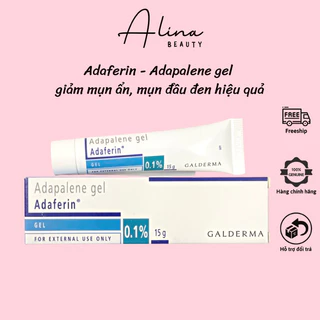 Adaferin - Adapalene gel 0,1 giảm mụn ẩn, mụn trứng cá, mụn đầu đen hiệu quả