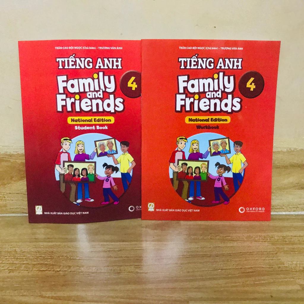 Tiếng anh lớp 3,4 family and frends (bài học+bài tập)kèm bìa bao