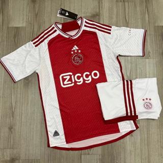 Áo Bóng Đá CLB Ajax Amsterdam 23/24 - Chuẩn Mẫu Thi Đấu - Vải Polyester Gai Thái