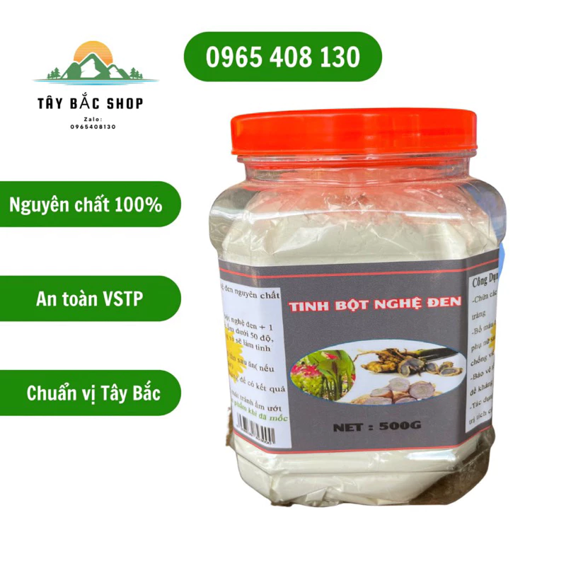 Tinh Bột Nghệ Đen Nguyên Chất Vùng Cao ( Đặc Sản Tây Bắc )