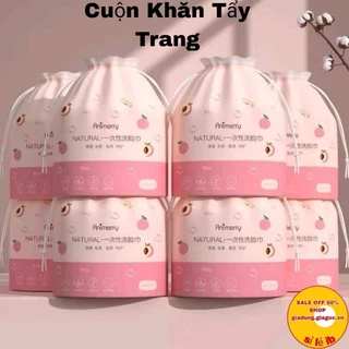 1 CUỘN KHĂN GIẤY LAU MẶT ĐA NĂNG KHĂN KHÔ TẨY TRANG Animerry , KHĂN LAU MẶT DÙNG 1 LẦN 100% BÔNG TỰ NHIÊN