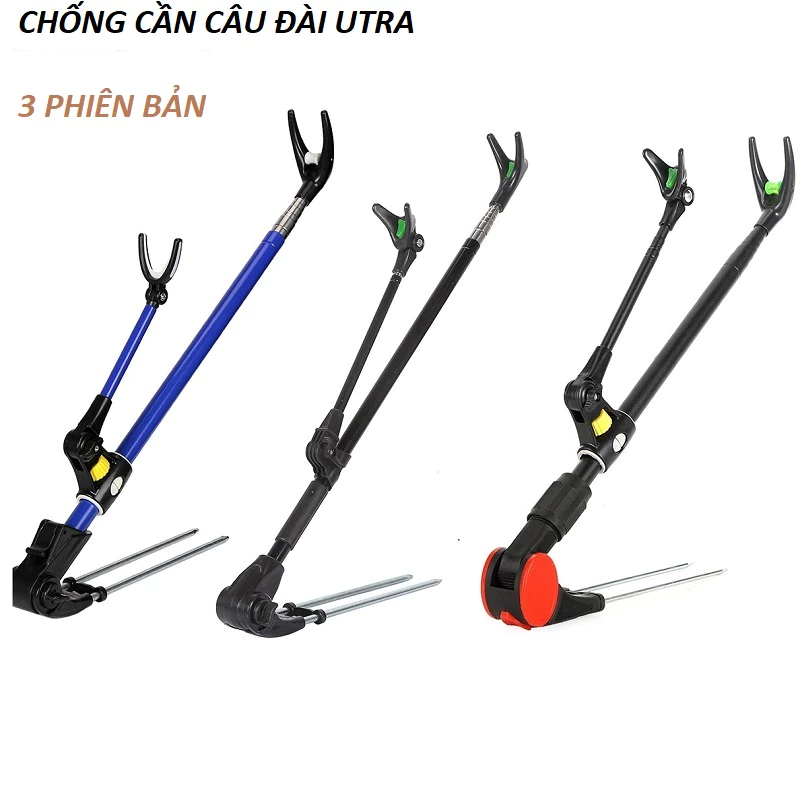Chống Cần Câu Đài Câu Đơn, Gác Cần Ultra Light Cao Cấp dài 1m7, 2m1, 2m4