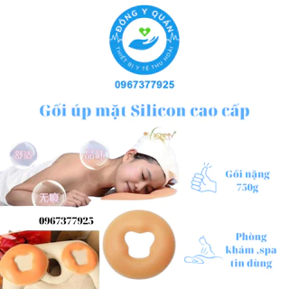 Gối Silicon úp mặt dùng trong Massage- Spa - Thẩm mỹ viện- 100% Silicon- Hàng xịn