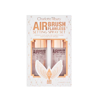 CHARLOTTE TILBURY Airbrush Flawless Setting  Spary Set (34ml * 2PCS)