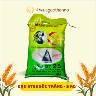 Gạo ST25 - Gạo Dẻo Thơm - Gạo Sóc Trăng - Túi 5kg