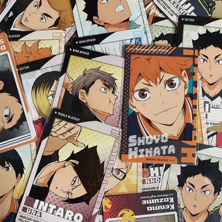 Thẻ nhựa/ card bo góc các nhân vật anime Haikyuu