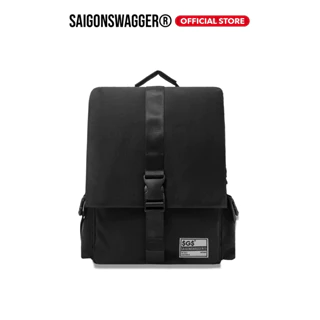 Balo Nam Nữ Vải Chống Nước SAIGONSWAGGER SGS Flapped Backpack, Ngăn Chống Sốc Laptop 15inch