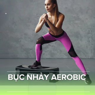 Bục Nhảy Aerobic, Bậc Tập Dậm Nhảy Aerobic Chống Trượt, Kích Thước Lớn, Có Thể Tăng Giảm Chiều Cao Bục